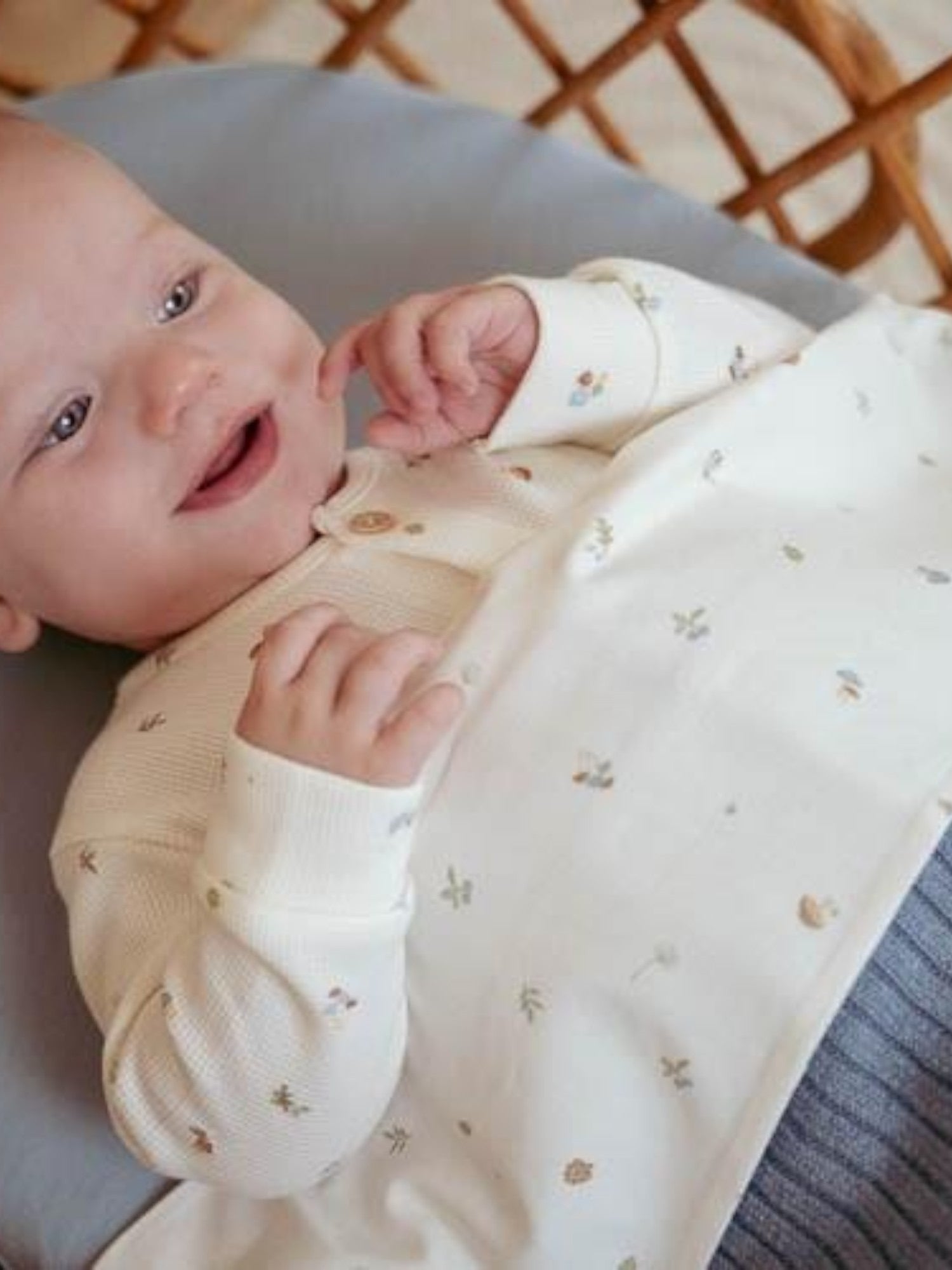 Lenzuolo con angoli per culla Neonato BLU TE10744035 -  NANU' BABY