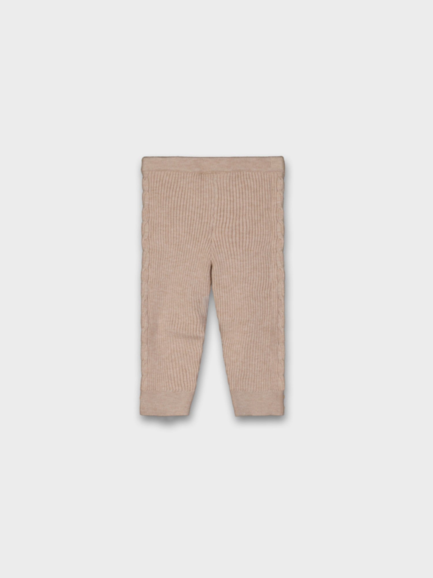 Leggings maglia tricot Bimba Beige 10015/61 -  NANU' BABY