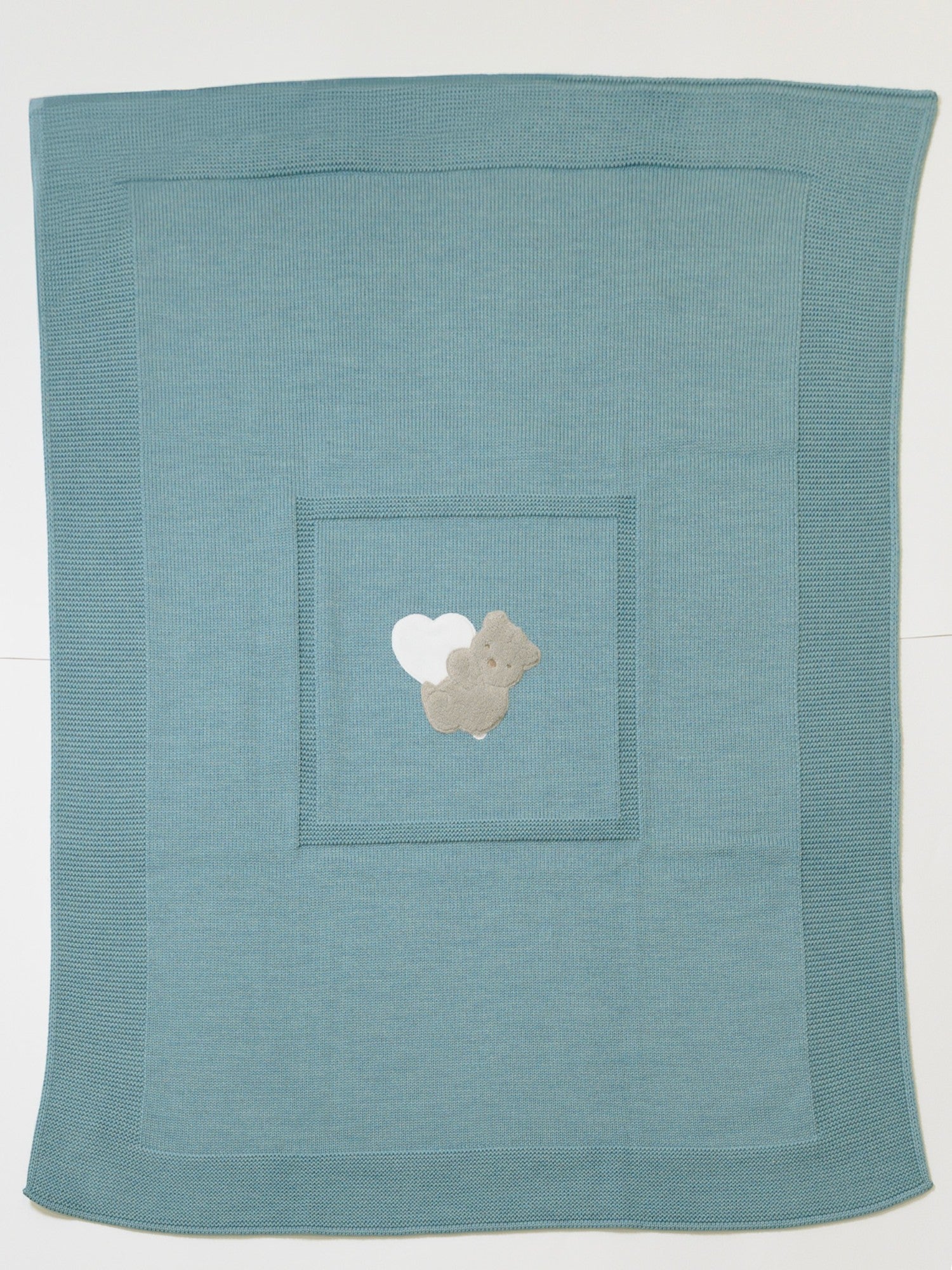 Coperta Teddy Love Neonato VERDE TEDDY LOVE 133 -  NANU' BABY