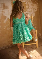 Abito Bimba Verde 5038/9 by ABEL & LULA