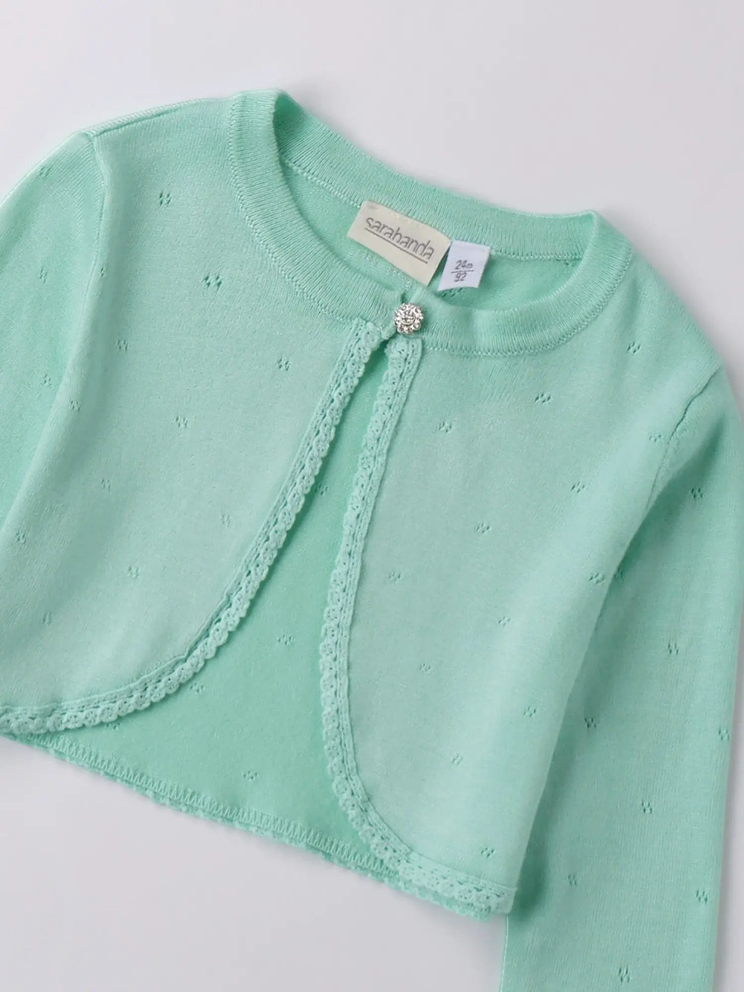 Giacca Bimba Verde 0B333/4634 by SARABANDA