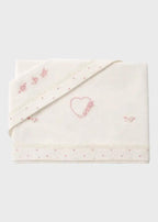 Coperta Neonata Rosa TAORMINA 01 by PICCOLA GIUGGIOLA