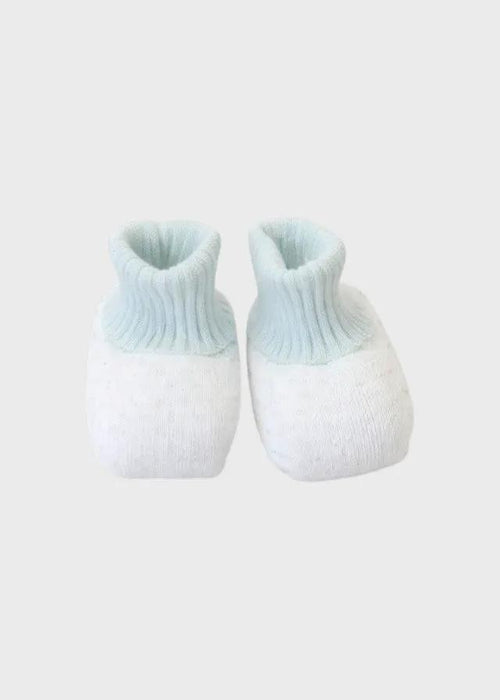 Babbucce Neonato Bianco EB54S by MARLU'