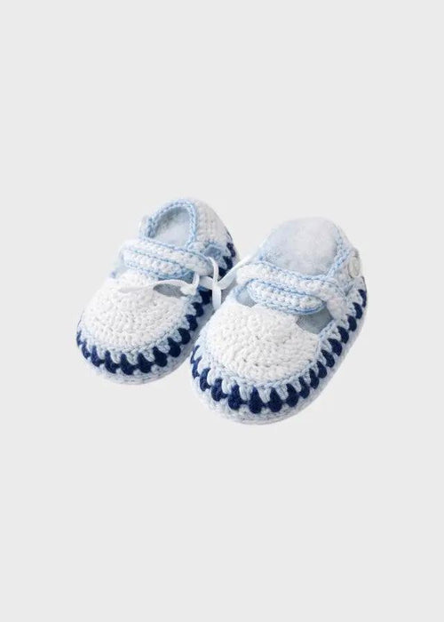 Babbucce Neonato Bianco BILLY/780 by PICCOLA GIUGGIOLA
