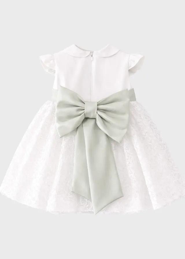 Abito Cerimonia Bimba Bianco FB081 by FLO' SARTORIA ITALIANA