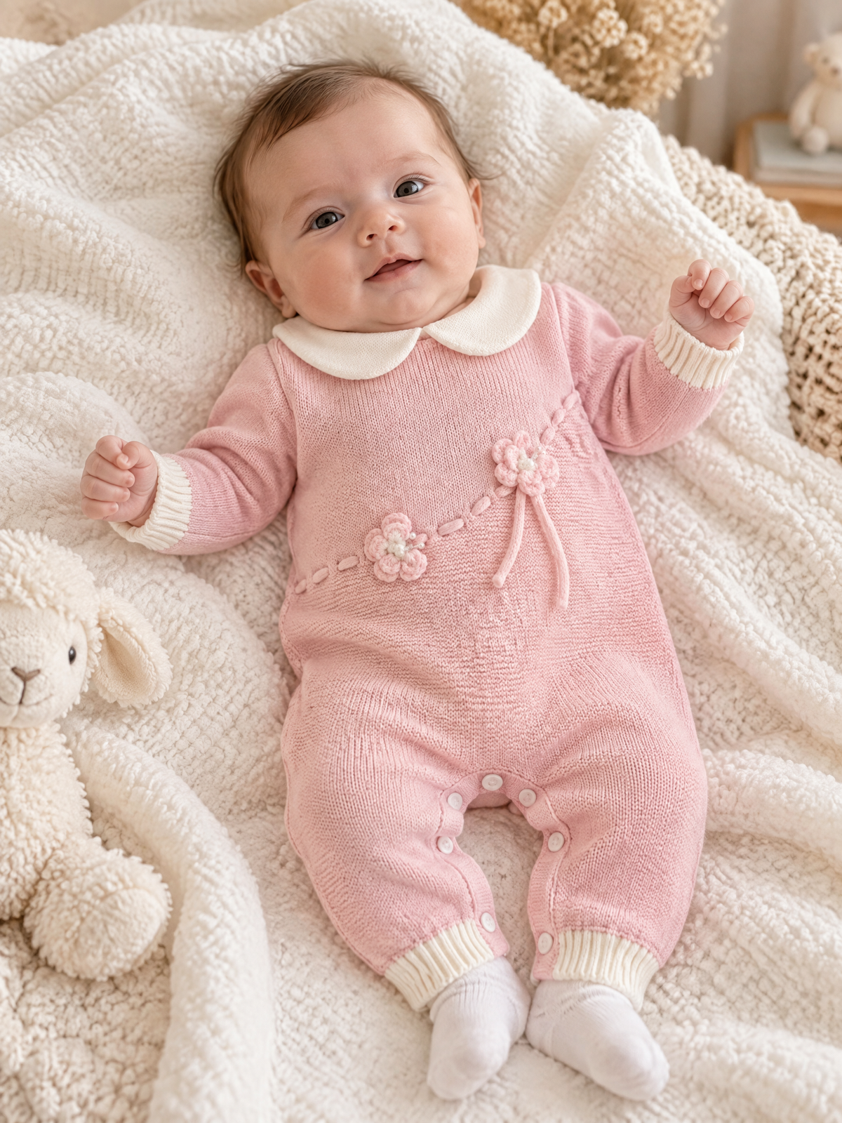 Tutina Neonata Rosa 8204 by BIMBALO'