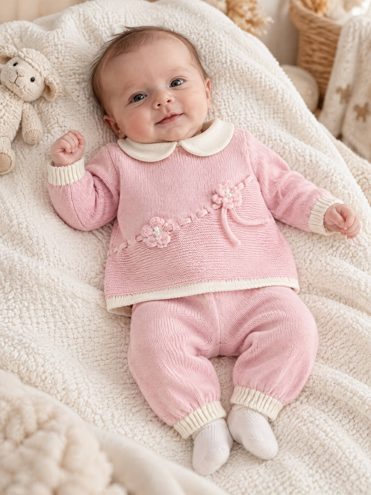 Completo nascita Neonata Rosa 8205 by BIMBALO'