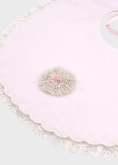 Bavetta Neonata Rosa AMY/817 by PICCOLA GIUGGIOLA