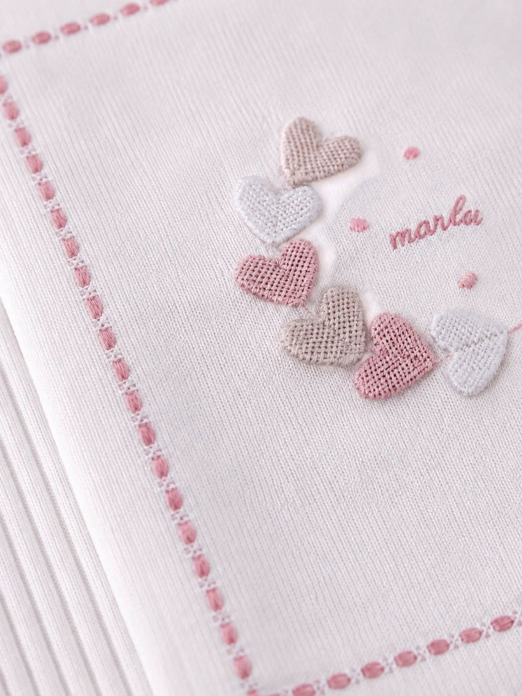 Coperta Neonata Rosa IS1680/R by MARLU'