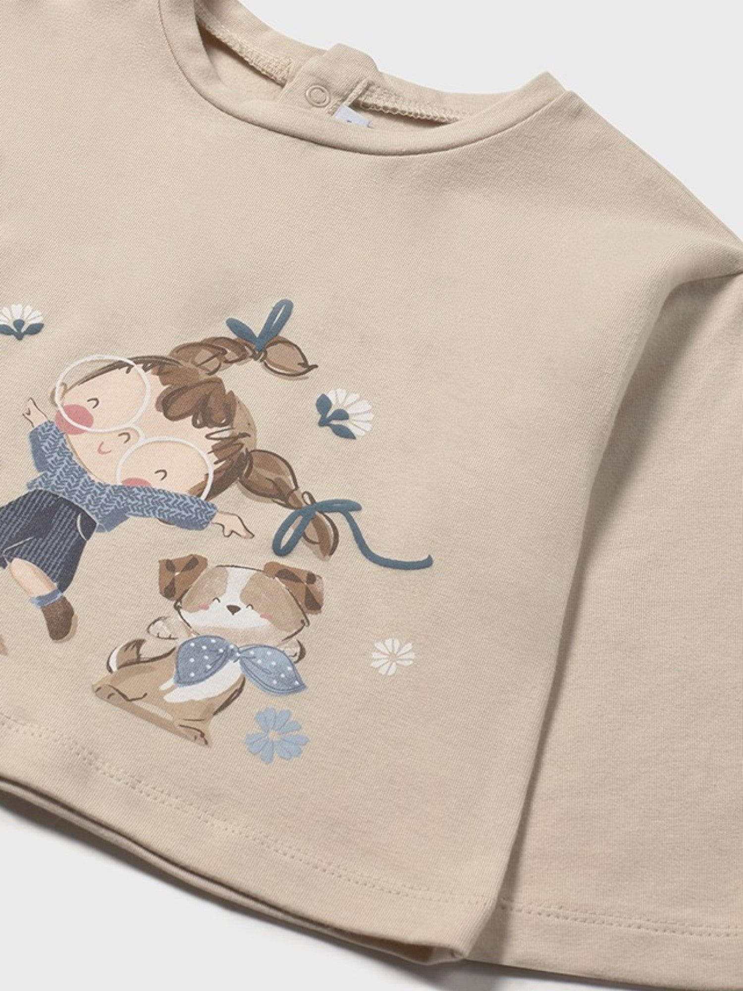 Maglietta m/l Bimba Avorio 2082/91 -  NANU' BABY