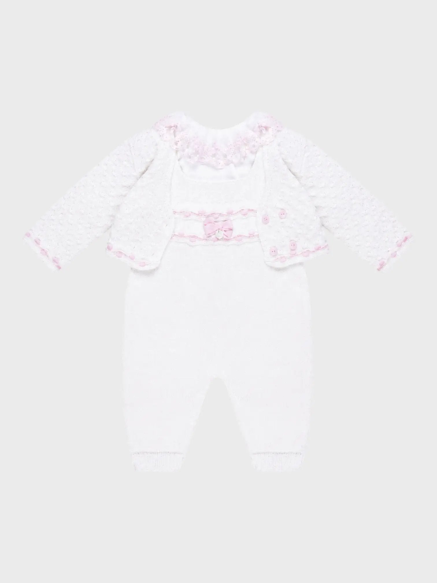 Completo nascita Neonata Panna IS2231 by MARLU'