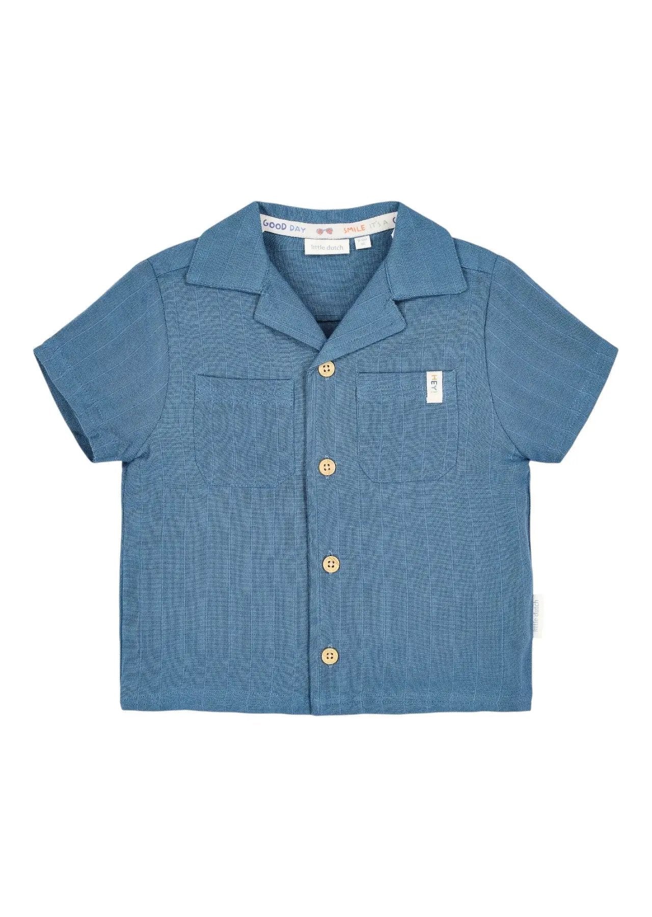 Camicia Bimbo Blu CL26021600 by LITTLE DUTCH