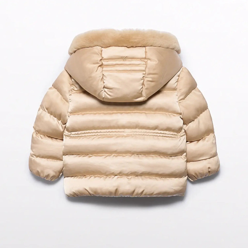 Cappotto Bimba Beige 5849/14 by ABEL & LULA
