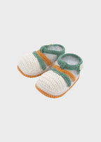 Babbucce Neonato Verde CETIN/SC-V by PICCOLA GIUGGIOLA
