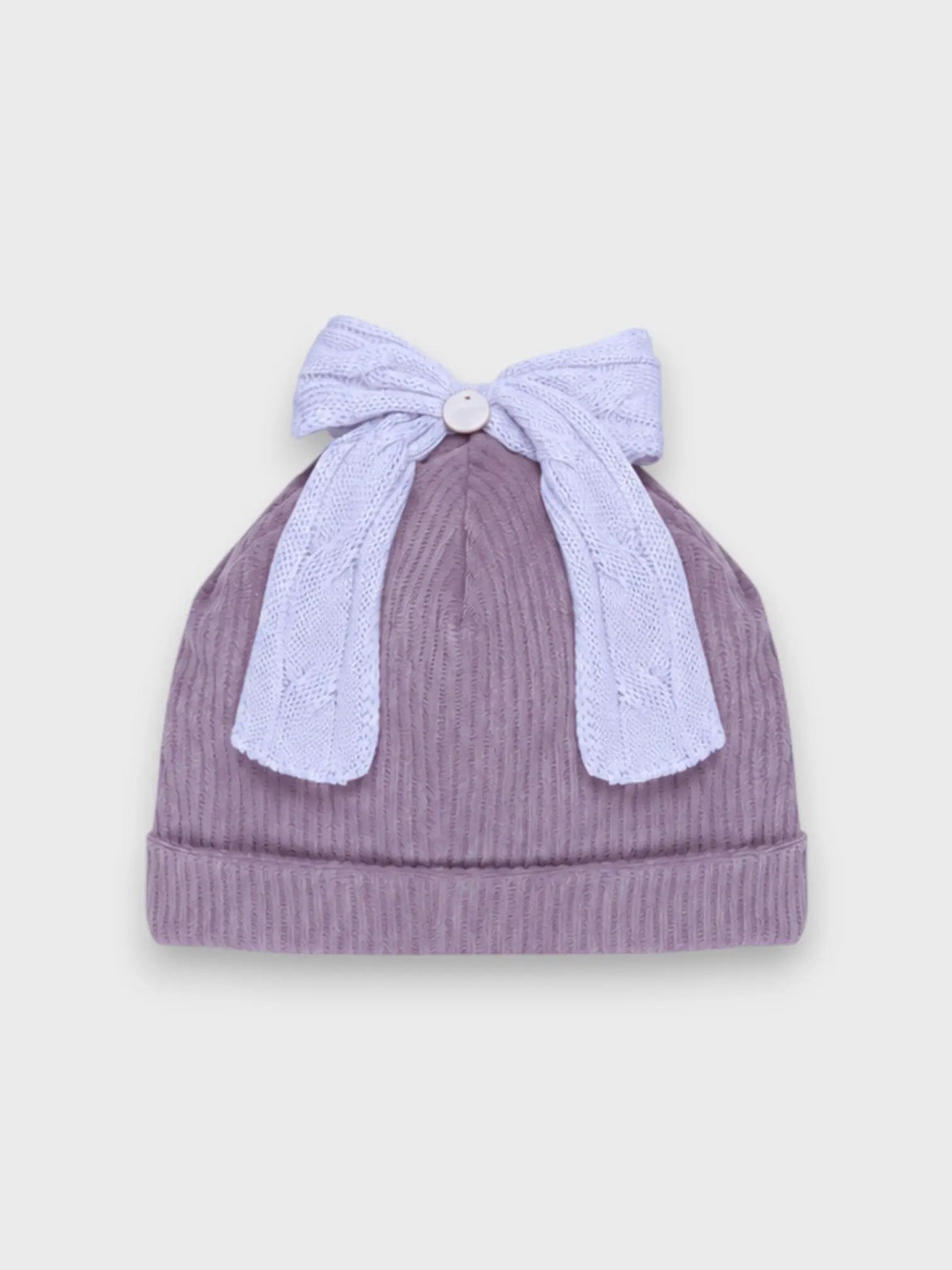 Cappello a coste Neonata Rosa IS6773/R by MARLU'
