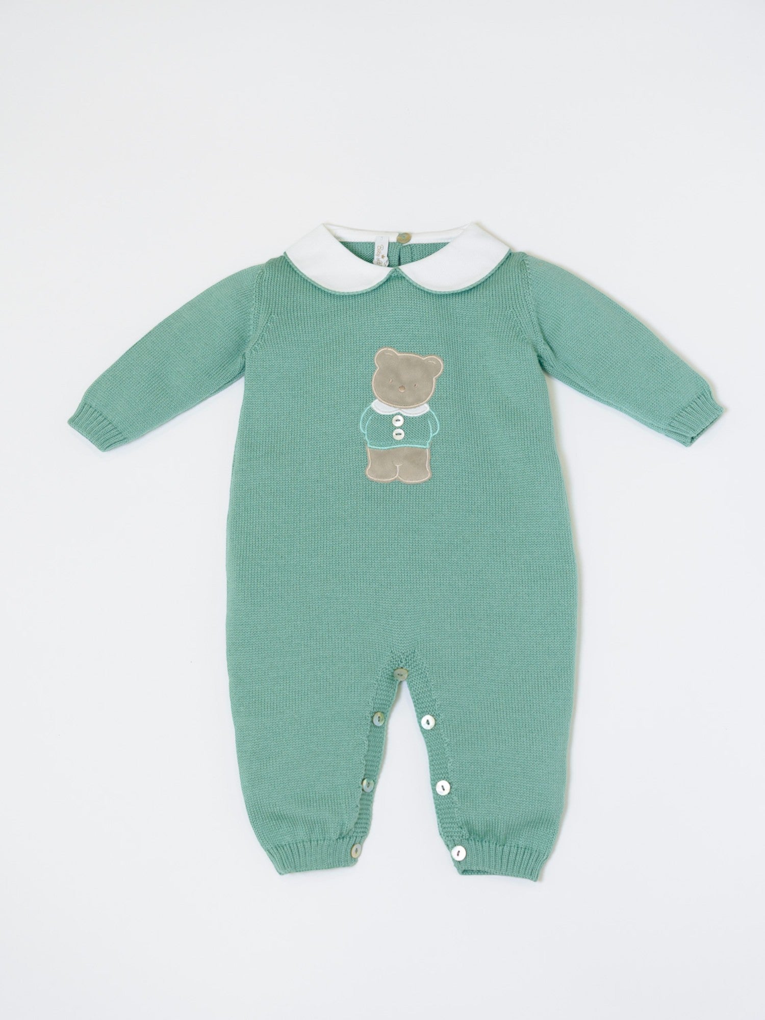 Tutina Teddy Bear Neonato Verde TEDDY BEAR/321-V -  NANU' BABY