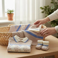 Coordinato nascita Neonato Beige 7827 by BIMBALO'
