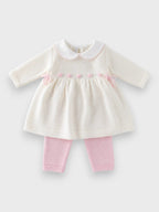 Completo nascita Neonata Bianco FIORI DI LOTO 432/3031 by BABY LORD