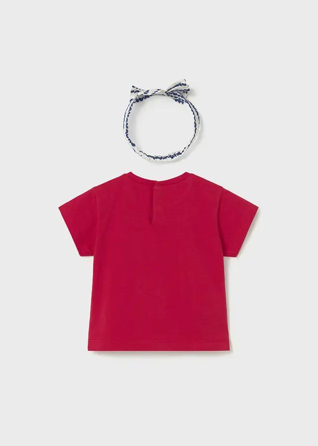 T-shirt Bimba Rosso 1081/10 by MAYORAL