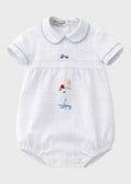 Pagliaccetto Neonato Bianco MARIO/TU by PICCOLA GIUGGIOLA