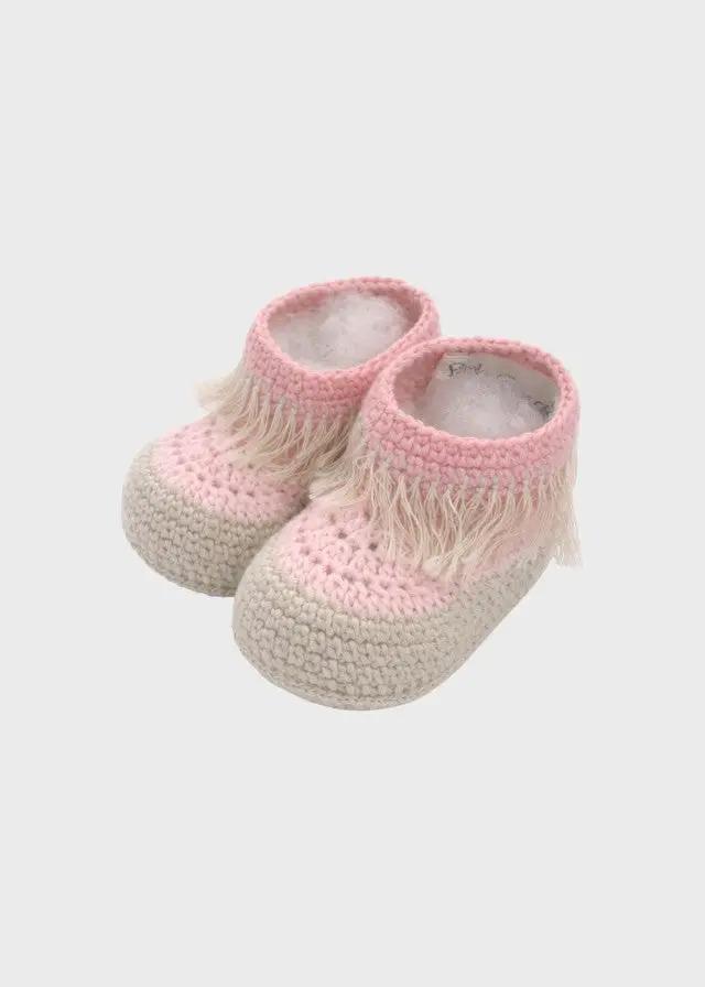 Babbucce Neonata Tortora AMY/815 by PICCOLA GIUGGIOLA