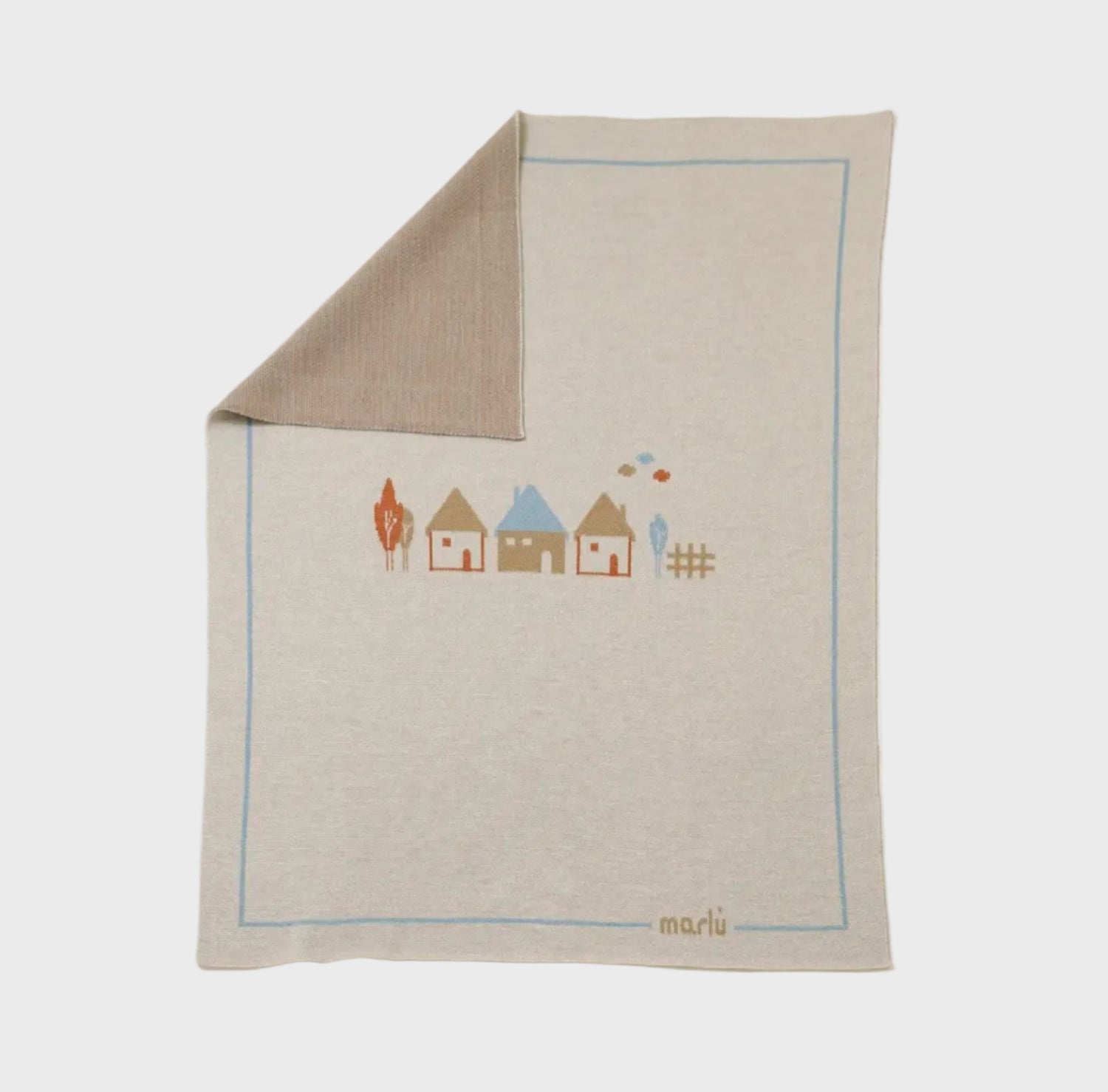 Coperta Neonato Tortora IN5180/C by MARLU'
