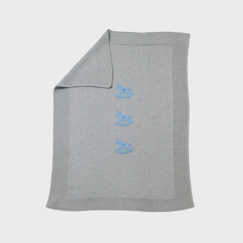Coperta Neonato Grigio CAVALLINO/120 by BABY LORD