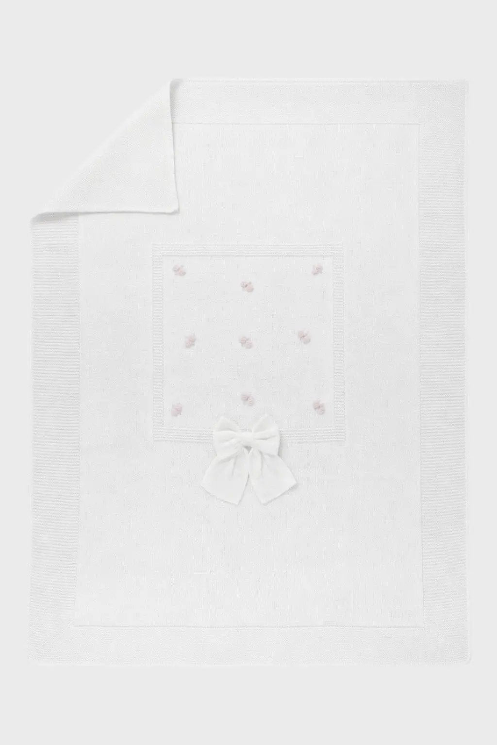Coperta Neonata Bianco ROSELLINE 188 by BABY LORD