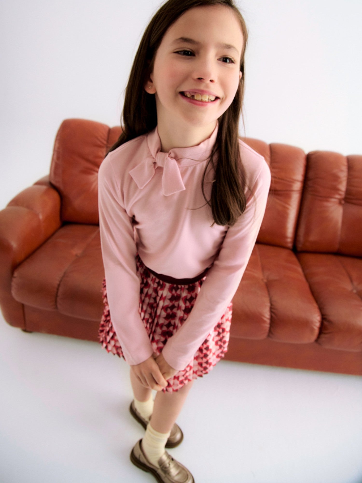 Dolcevita viscosa fiocco Bimba Rosa 5607/58 -  NANU' BABY