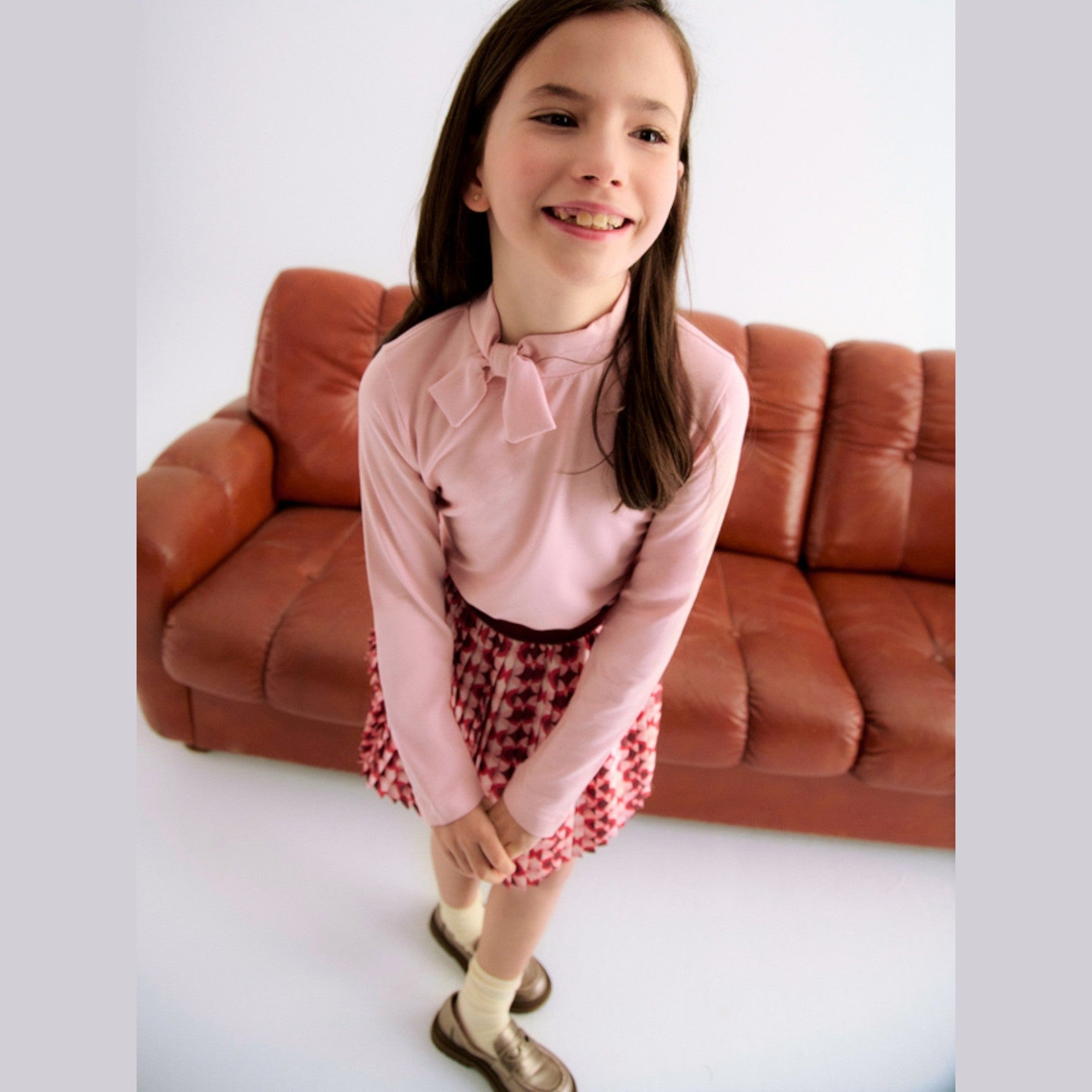 Dolcevita viscosa fiocco Bimba Rosa 5607/58 -  NANU' BABY