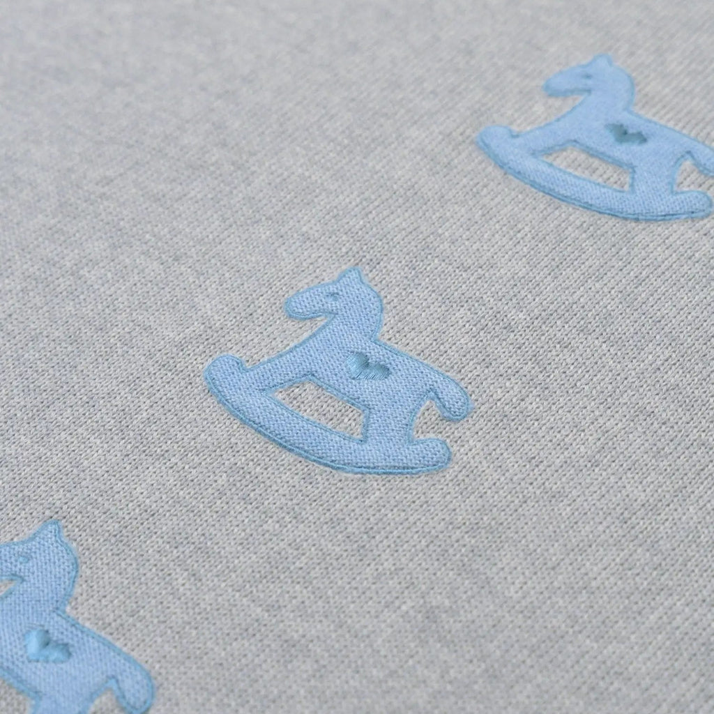 Coperta Neonato Grigio CAVALLINO/120 by BABY LORD