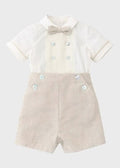 Completo Cerimonia Bimbo Beige 1/6322-B by PONTO POR PONTO