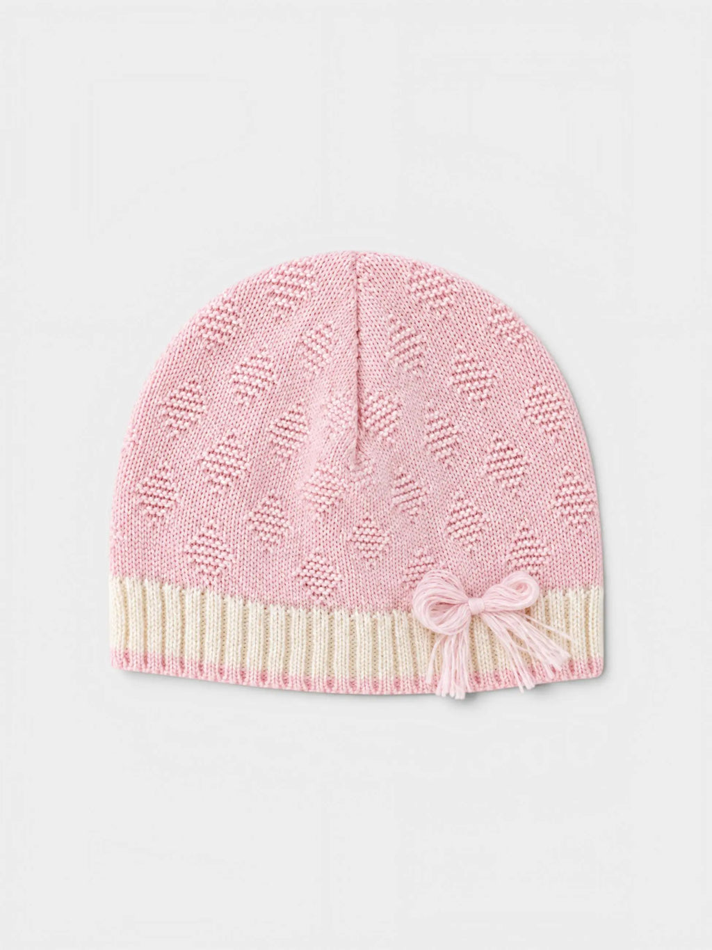 Cuffia Neonata Rosa 7777 Teddy by BIMBALO'