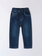 Pantaloni Jeans Bimbo SARABANDA Cotone Denim 0B0337450 Con Elastico In Vita Per Bambini Attivi Primavera Estate 0B033/7450
