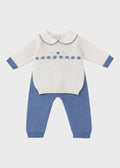 Completo nascita Neonato Bianco NODINI 578 by BABY LORD