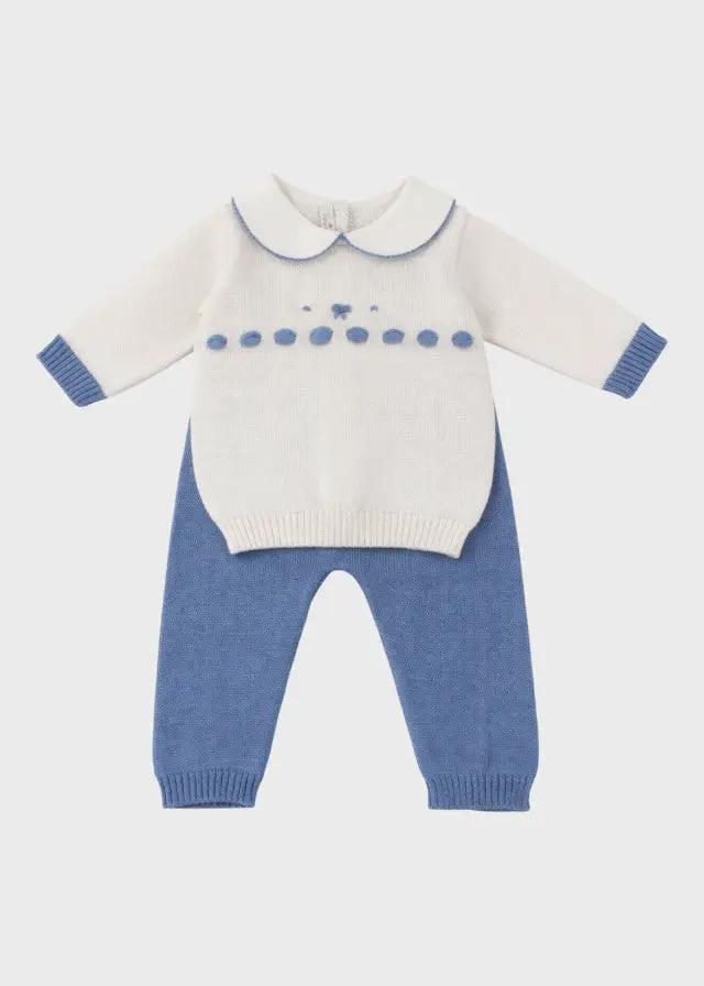 Completo nascita Neonato Bianco NODINI 578 by BABY LORD