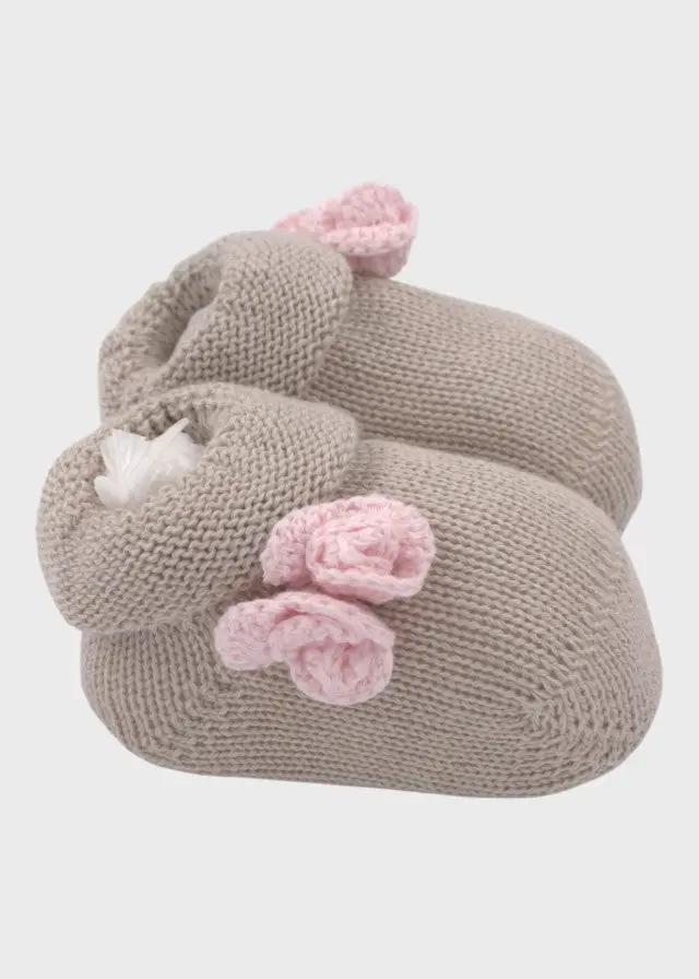 Babbucce Neonata Tortora 763 by BABY LORD