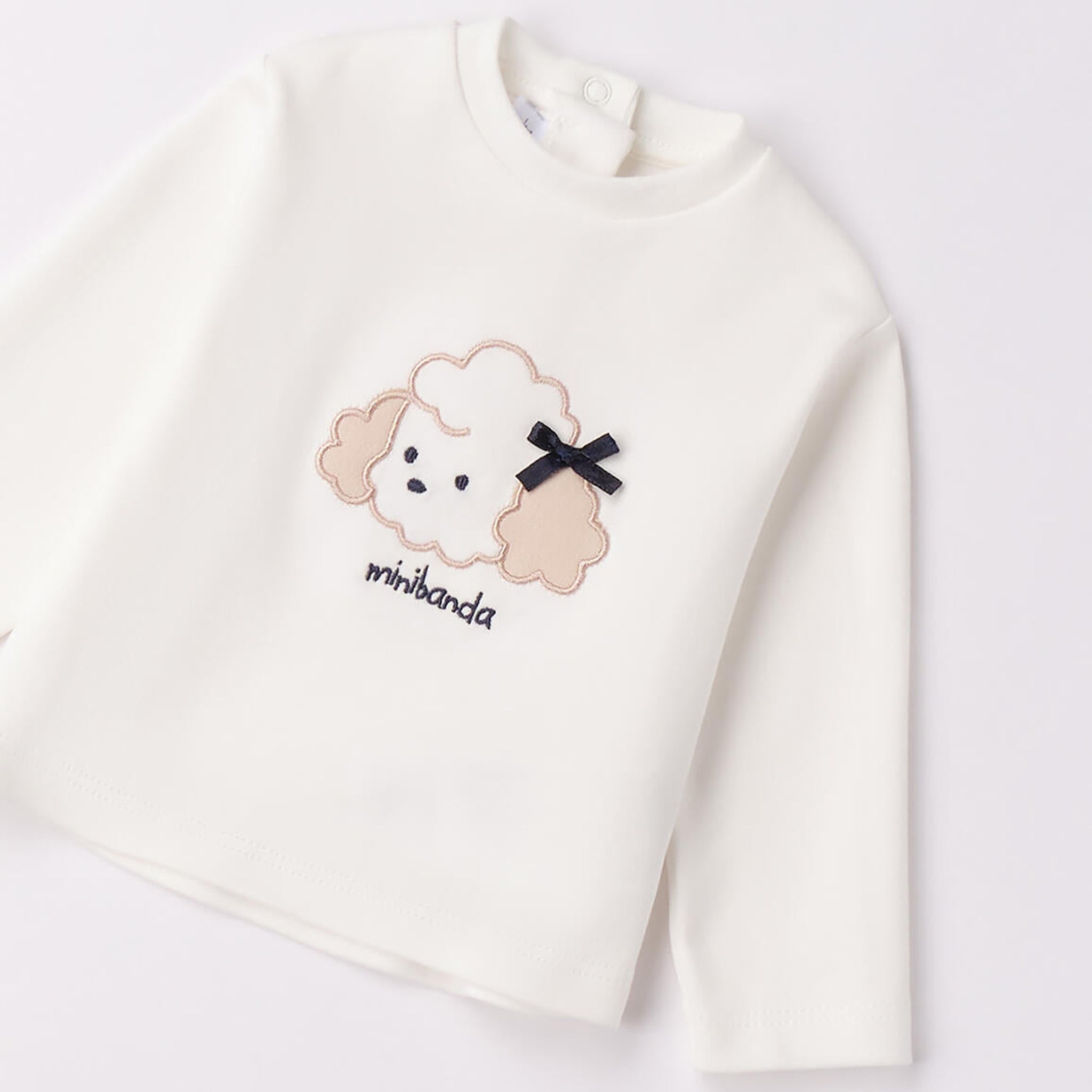 Maglietta Interlock Cotone Bimba Bianco 3F715/112