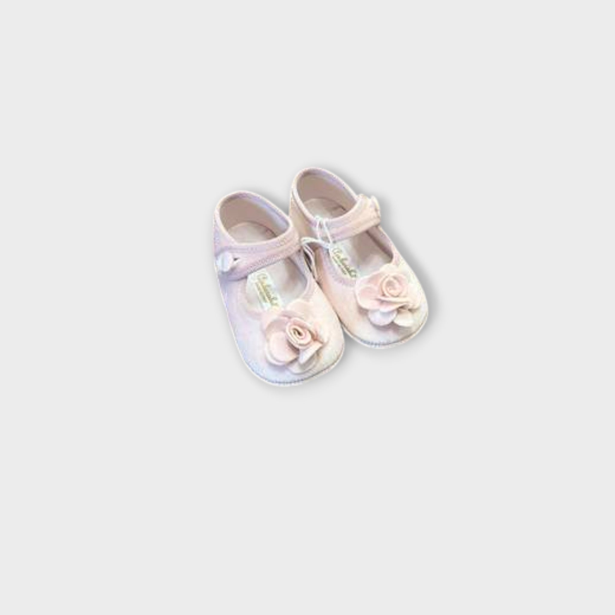 Ballerina Fiore Bimba ROSA Velluto - AMBARABA'