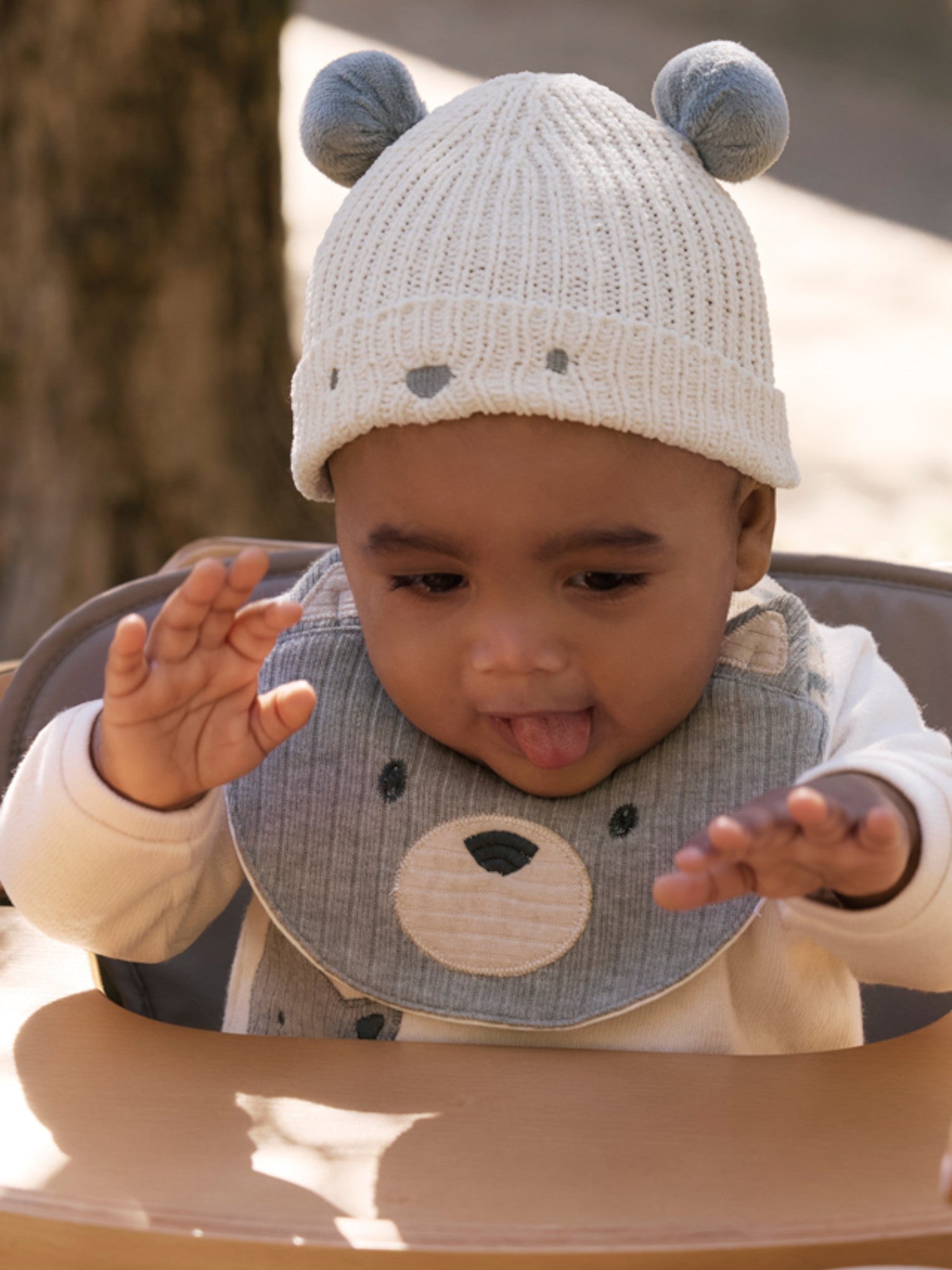 Set cappello e calzini Neonato Beige 9933/80 -  NANU' BABY