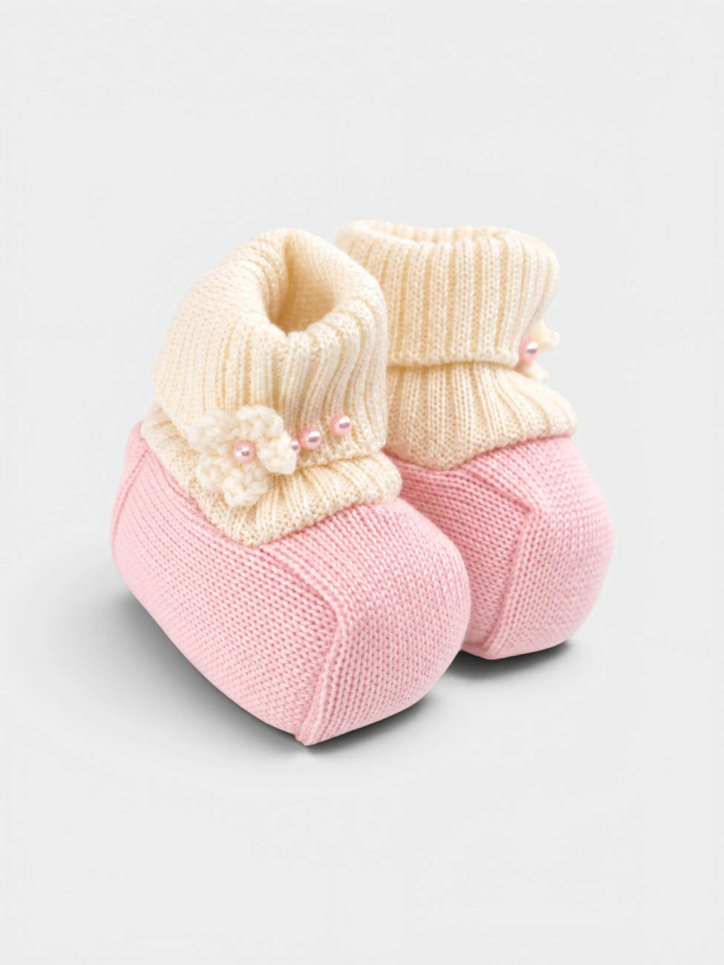 Babbucce Neonata Rosa 7771 Fiocco by BIMBALO'