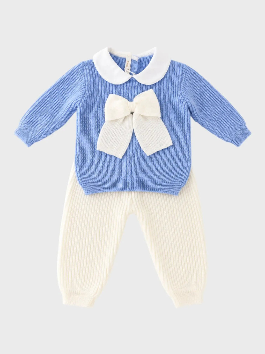 Completo nascita Neonato Azzurro MAGLIA INGLESE FIOCCO 547/5630 by BABY LORD