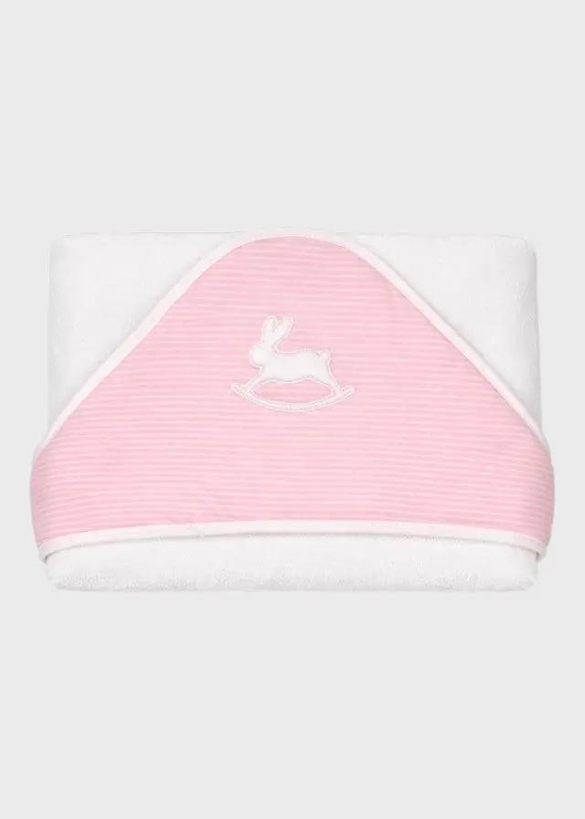 Accappatoio Neonata Rosa C63621/R-B by COCCODE'