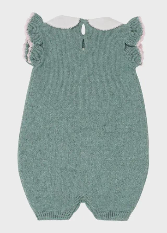 Tutina Neonata Verde MARGHERITE 363/V by BABY LORD