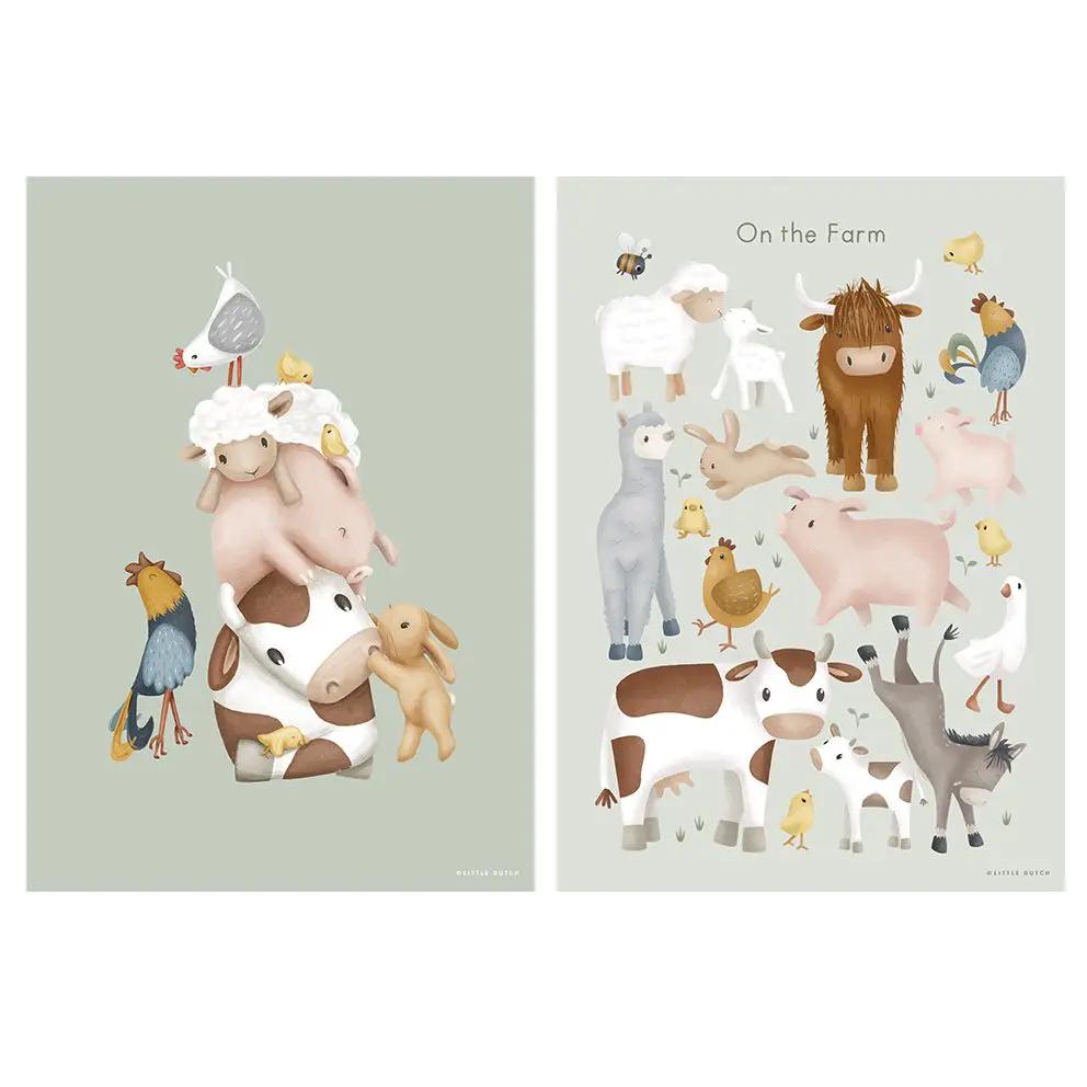 Poster A3 Multicolore PW10214022 by LITTLE DUTCH
