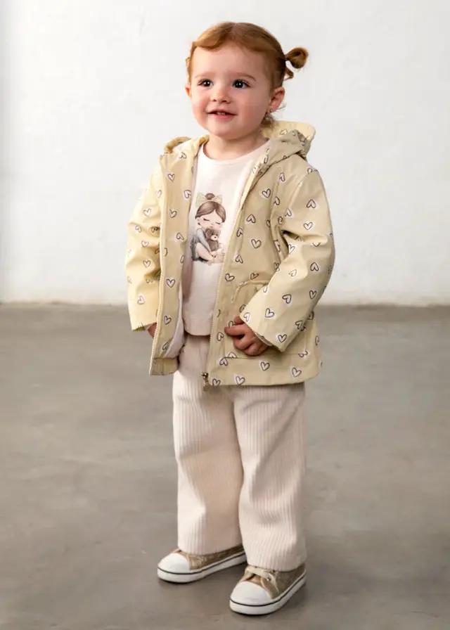 Cappotto Bimba Avorio 2442/21 by MAYORAL