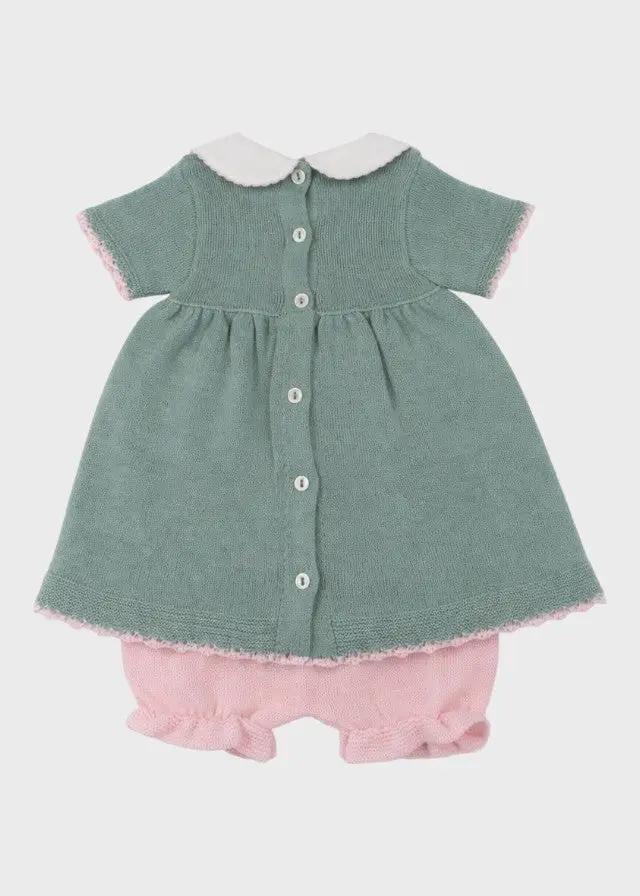 Completo nascita Neonata Verde MARGHERITE 451/V by BABY LORD
