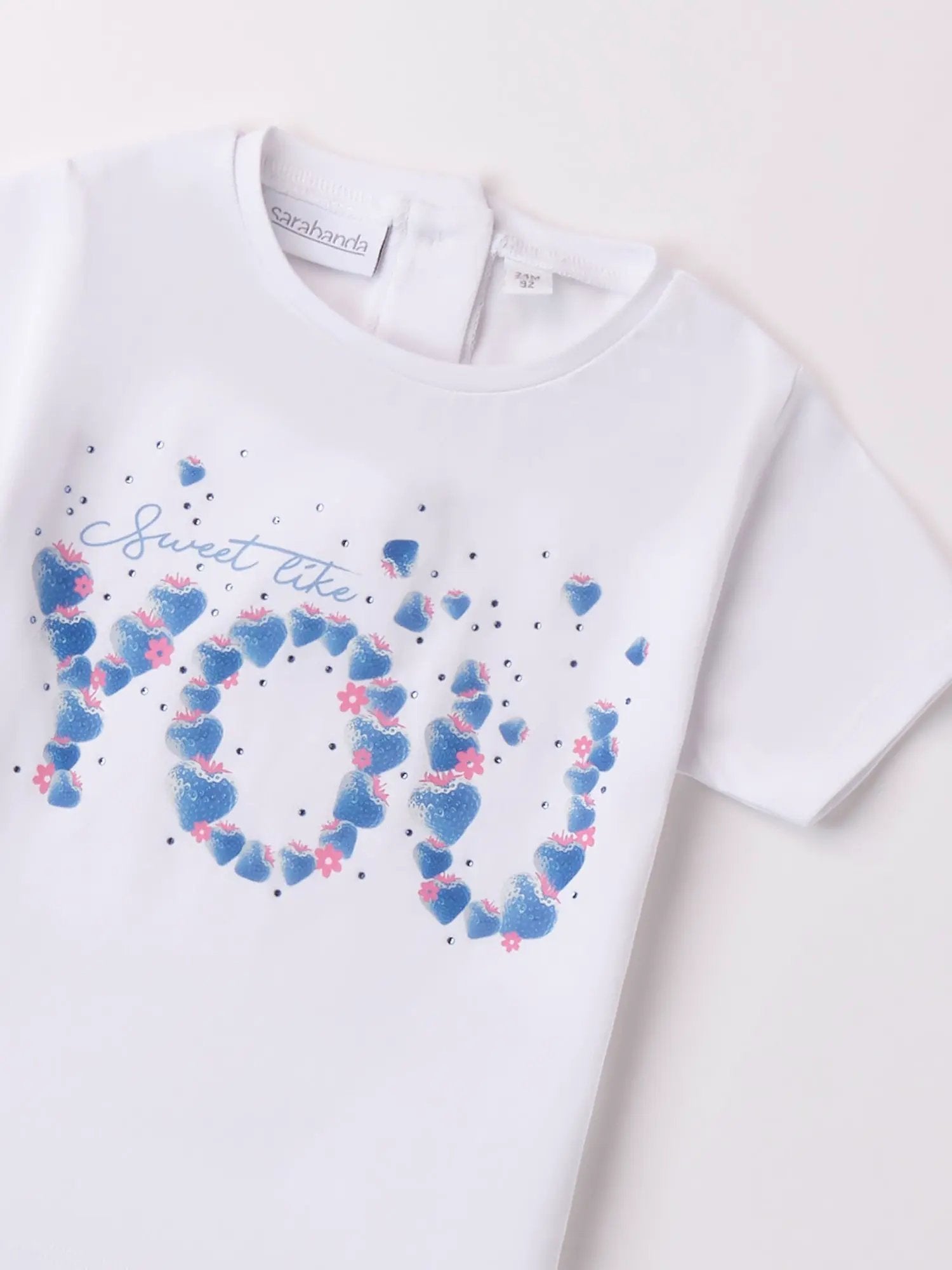T-shirt Bimba Bianco 0B312/0113 by SARABANDA
