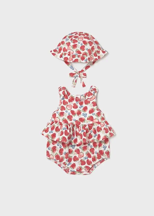 Pagliaccetto Bimba Rosso 1632/25 by MAYORAL