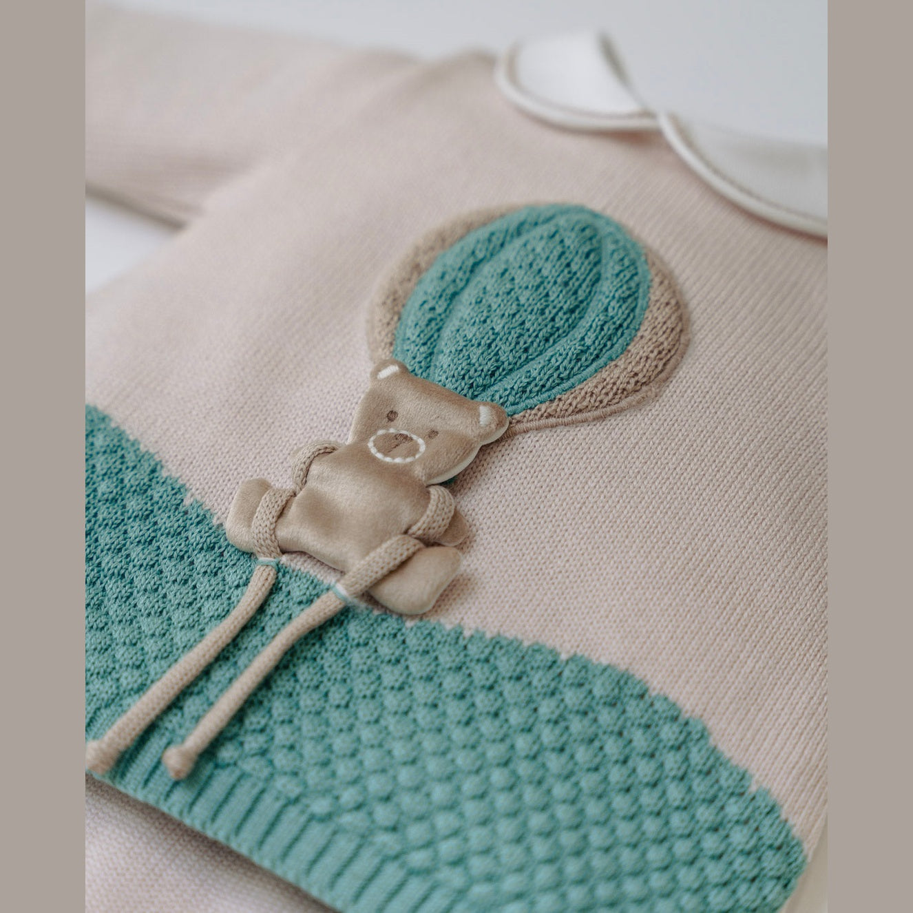 Completo nascita Mongolfiera Neonato NATURAL IN5719/V -  NANU' BABY